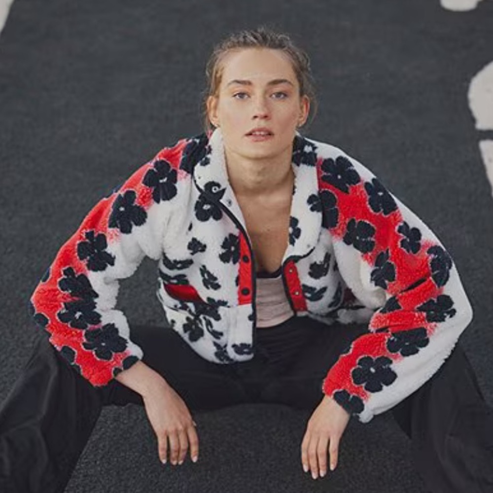 FP Movement by Free People Floral jacket 🩷🌺🌸